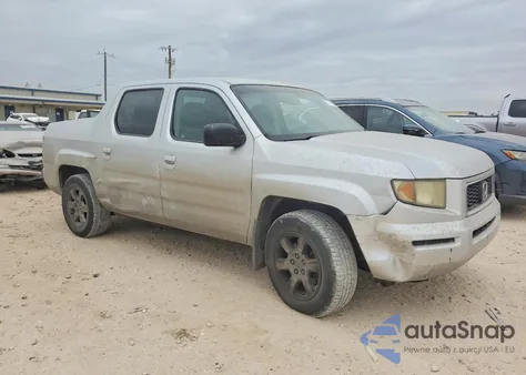 2007 Honda Ridgeline Rtx from USA, damaged, VIN 2HJYK16347H538853